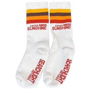 Searchlight Pictures Little Miss Sunshine Movie White Striped Socks OS Unisex
